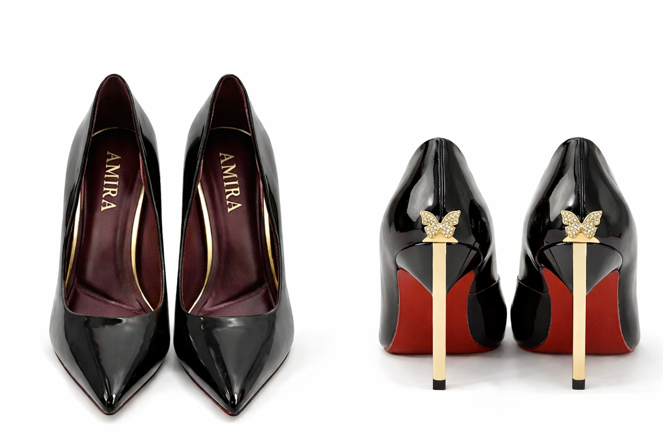 Escarpin Amira  – Talon Fin Élégant